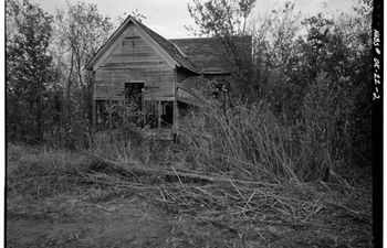 Woody Guthrie's childhood home, known as The London House. 