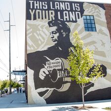 Check out the Woody Guthrie center in Tulsa. 