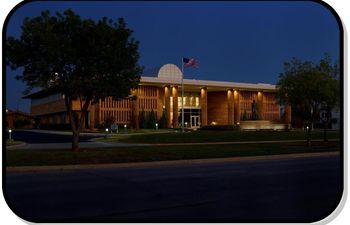 The Oklahoma Sports Hall of Fame located at 5 S. Boston Ave. in Oklahoma City, OK