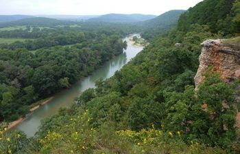 Illinois River north of Tahlequah