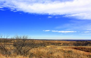Shot from the Sandy Sanders Wildlife Management Area. Known as "the breaks" this area rough and tumble area of western Oklahoma was where Sheb Wooley was born and spent much of his childhood. 