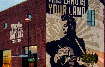 The Woody Guthrie Center located at 102 E. Brady St. in Tulsa, Oklahoma