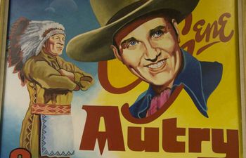 Posters like this one greet visitors to the Gene Autry Oklahoma Museum.