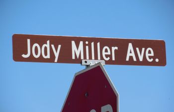 In a 2015 ceremony, the city of Blanchard honored Jody Miller by changing the name of her childhood street, N. Van Buren to Jody Miller Ave. 