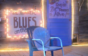 The Down Home Blues Club is adjacent to D.C. Minner's home in Rentiesville.