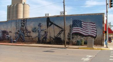 Oil Industry Mural