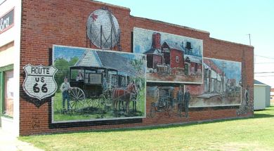 Davenport Route 66 Mural
