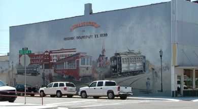 El Reno Trolley Mural