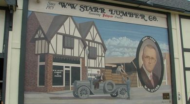 Starr Lumber Company Mural