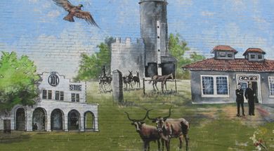 101 Ranch & Wild West Show Mural