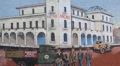 The Arcade Hotel Mural