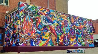 Okmulgee Muscogee Nation Mural