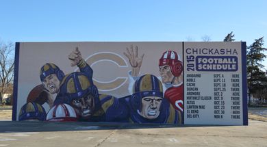 Chickasha Football Mural