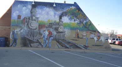 Rock Island Depot Mural