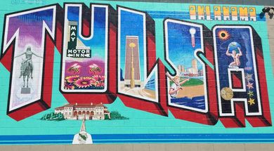 Tulsa Postcard Mural