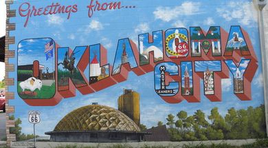 Oklahoma City Landmarks Mural
