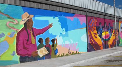 Listening Back, Dreaming Forward Mural