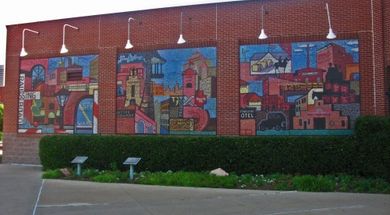 History of Bricktown Mural