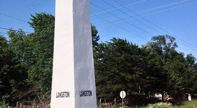 Indian Meridian Monument