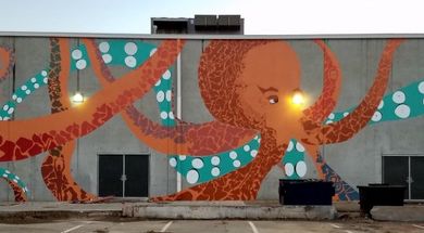 The Bricktown Okctopus Mural