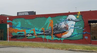 Scribe Scissortail Flycatcher Mural