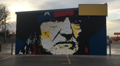 Willie Nelson Mural