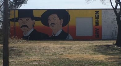 Tombstone Mural