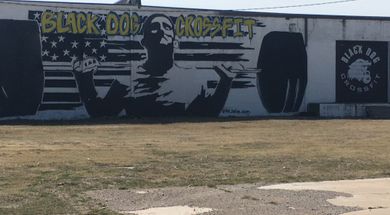 Black Dog Crossfit Mural