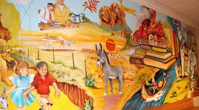 Bartlett-Carnegie Sapulpa Public Library Mural
