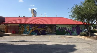 The Goddesses of Wine & Whiskey Mural