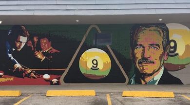 The Hustler & the Color of Money Mural