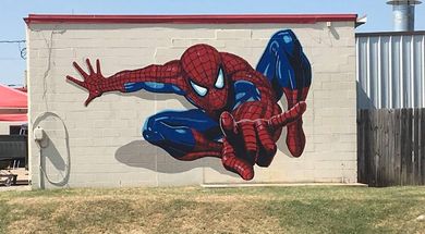 Spiderman Mural