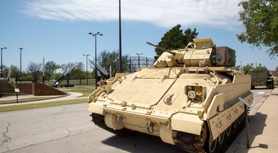 Explore exhibits at the US Army Field Artillery Museum in Fort Sill.