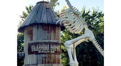 T-Rex Attacking Water Tower