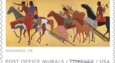 Anadarko Post Office Mural