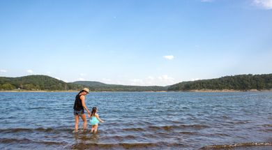 Share the joys of summer Lake Tenkiller fun with the whole family. Photo by Lori Duckworth.