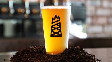 Sip on Tulsa-made craft beer inside the Welltown Brewing taproom.