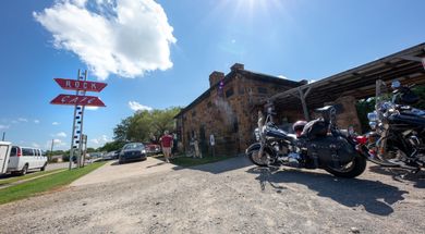 Pull over for hearty eats in a nostalgic atmosphere at The Rock Cafe in Stroud. Photo by Lori Duckworth.