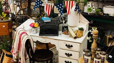 Explore 22 vendor-owned booths loaded with interesting antiques, handmade jewelry, candles and more at Abby Lane Vintage & Curious Finds.