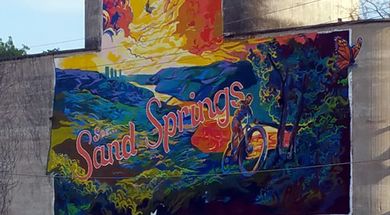 Sand Springs Silo Mural
