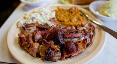 Savor delicious flavors in each bite of barbecue from John & Cook's in Lawton. Photo by Lori Duckworth/Oklahoma Tourism.
