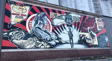 Yukon's Best Flour Mill Silos Mural