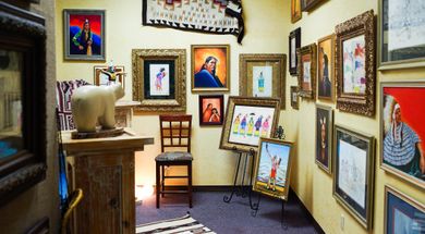 You'll find some of the best Native art produced in Oklahoma together at Tribes 131 Art Gallery in Norman. Laci Schwoegler/Oklahoma Tourism
