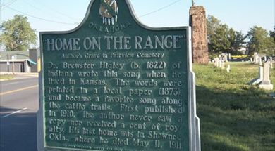 Home on the Range Writer Grave Site