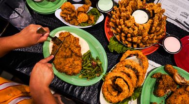 As close to home cooking as it gets, the Hammett House Restaurant in Claremore is known for its chicken fried steak and heaping slices of pie.