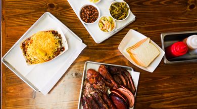 Load up with barbecue and sides served fresh to order at Mac's Barbecue in Skiatook. Photo by Laci Schwoegler/Oklahoma Tourism.