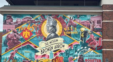 The Museum Broken Arrow Historic Mural