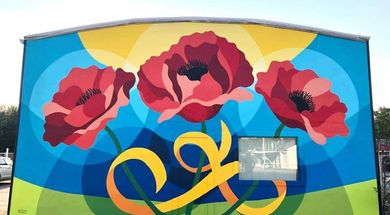 Flanders Flowers Mural