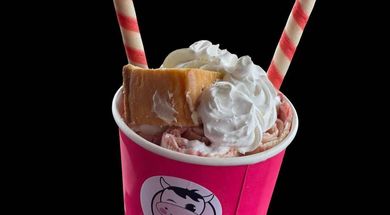 Freezing Cow Rolling Ice Cream