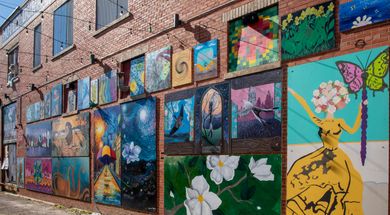 Magnolia Mile Art Alley